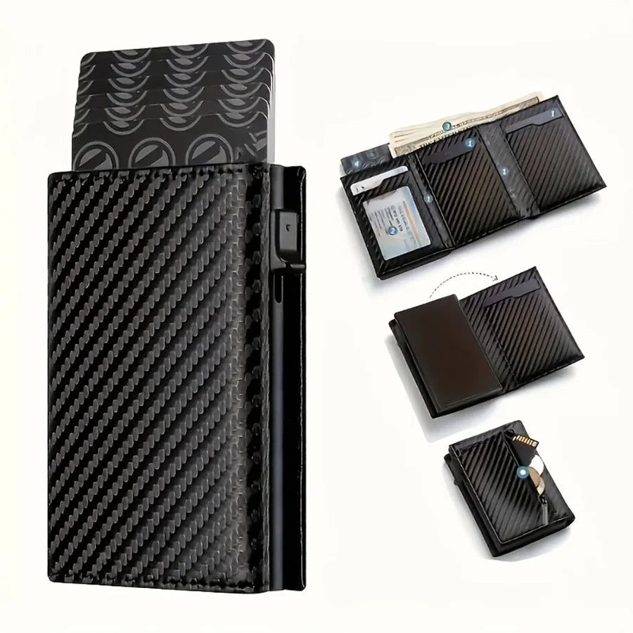 Minimalist Aluminum Pop Up Wallet