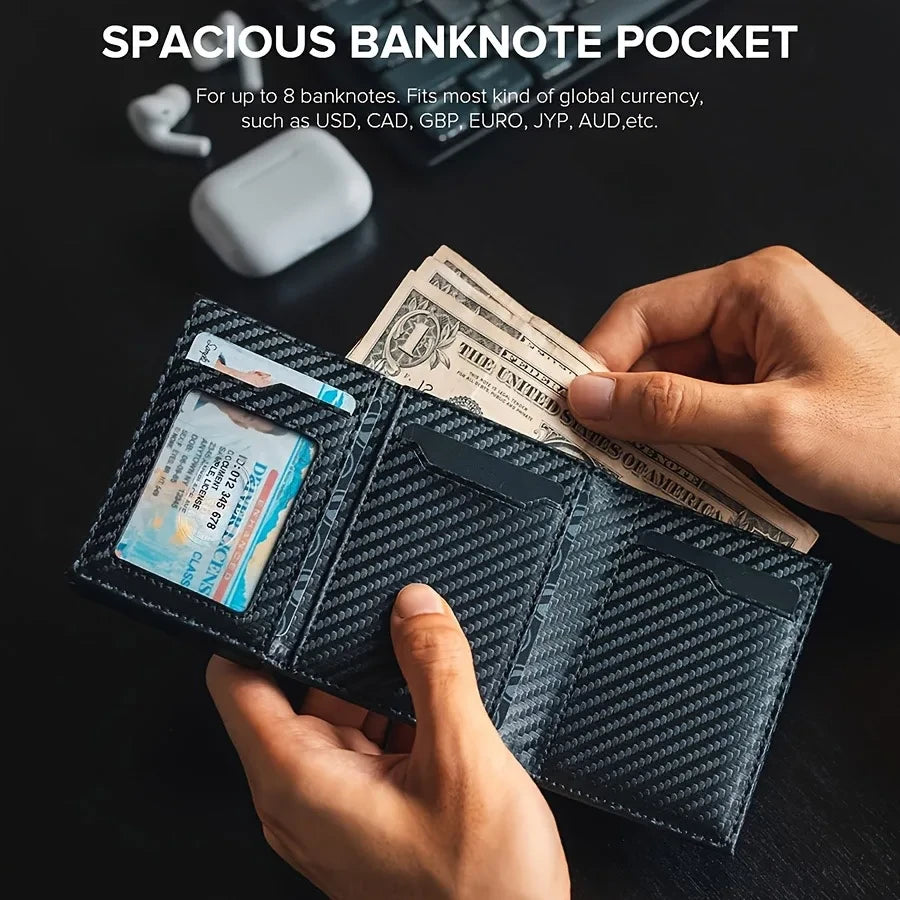 Minimalist Aluminum Pop Up Wallet